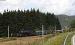 01 1533-7 und 185 666-5 mit dem DPE 12 (Stuttgart Hbf-Seebrugg) bei Neustadt 16.8.14