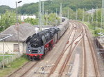 Wieder auf dem Weg von Leipzig nach Putbus hatte sich auch diesem Jahr wieder die 01 0509,am 21.Mai 2016,gemacht.In diesem Jahr brauchte keine extra Drehfahrt gemacht so das die Lok in