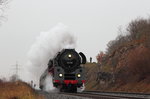 Kollege beim  nachschießen  auf 01 519 EFZ bei Burgkunstadt am 04.12.2015.