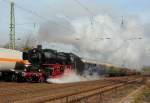 01 150 bei der Ausfahrt in Unkel am 18.10.2014