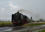 Bei Regen kam die 01 118 mit dem Rheingoldzug aus Bingen durch Gensingen gen Bodenheim gefahren.