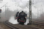 01 150-2 mit Sonderzug nach Willingen in Bochum-Ehrenfeld 18.2.2017