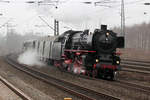 01 150-2 mit FEK Rheingold Sonderzug nach Willingen in Bochum-Ehrenfeld 18.2.2017