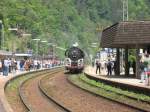 BR 01 519 rangiert am 6.5.07 im Bahnhof Triberg