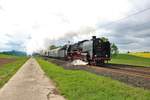 Historische Eisenbahn Frankfurt 01 118 mit einen Sonderzug aus Hanau am 27.04.19 bei Bruchköbel 