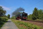 Historische Eisenbahn Frankfurt am Main 01 118 bei Ihrer letzten Fahrt in eine Private Halle am 04.08.19 in Maintal Ost 