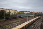 01 1519 und 01 2066 bei der Drehfahrt durch Berlin Lichtenberg mit dem Ziel nach Dresden zurück zukehren am 24.09.2022.