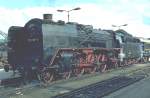 Deutsche Reichsbahn Mai 1981,01 2118-6 (Krupp 1934)vor dem Nostalgie Orient Express in Saalfeld.Jetzt als 01 118 bei den Eisenbahnfreunden Frankfurt eV.(Archiv P.Walter)