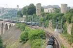 10 Juni 2007 Sonderzug mit Nohab auf dem Viaduc Pulvermuhle, bei der Fahrt zum Eisenbahnfest in Ettelbruck.