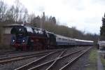 01 0509-8 mit dem RE 12 (Trier-Kln) bei der Einfahrt in Gerolstein am 02.04.2010 um 15:37 Uhr (175 Jahre Deutsche Eisenbahn)