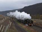 01 118 mit D 86065 (Koblenz Hbf - Trier Hbf) am 4.