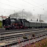 Den ersten Dampfsonderzug bespannte am 16.10.10 die 01 2066-7.