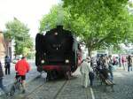 BR 01 118 der Historischen Eisenbahn Frankfurt am Main am Eisernen Steg am 21.09.08