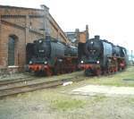 01 005 und 01 118 in Stafurt am 27.05.06