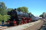 012 066-7 am 18.08.2012 in Leutkirch im Allgu mit Austria Jubilumsexpress anlsslich 175 Jahre