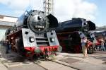 01 0509-8 und 01 1533-7 in Meiningen bei XVIII.Dampfloktagen am 01.09.2012