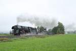 01 533 als Vorspann vor 01 118 auf der Fahrt nach Marktschorgast am 21.09.2014.