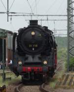 Historische Eisenbahn Frankfurt am Main 01 118 am 16.05.15 in Darmstadt Kranichstein bei den Bahnwelttagen