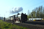 01 2118-6  der der Historischen Eisenbahn Frankfurt in Leipzig Thekla auf dem Weg nach Dresden 14.04.2016