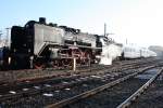 01 118 (Historische Eisenbahn Frankfurt) mit einem Sonderzug im Bahnhof Fulda am 30.