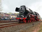 03 2155-4 aus Berlin im Bahnhof Wolsztyn bei der Dampflokparade 2017 am 29.