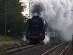 BR 03 2204-0 mit einem Sonderzug von Cottbus nach Nordhausen.