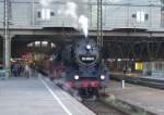 DR 03 2204-0 mit Sonderzug in Leipzig Hbf; 28.03.2008