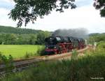 03 1010-2 und 41 1144-9 konnte ich mit dem Heizhausexpress bei Rebersreuth aufnehmen.