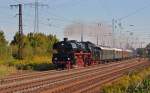 03 1010 donnerte am 03.09.11 mit dem Sonderzug Berlin - Meiningen der Berliner Eisenbahnfreunde durch Grokorbetha Richtung Naumburg(S).