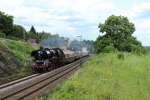 03 1010 mit einem Sonderzug in Leutesdorf am Rhein am 23.06.2012