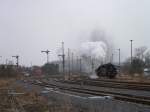 03 2155-4 war am 31.03.13 mit einer Osterfahrt unterwegs, von Nossen nach Greiz. Hier zusehen die Ausfahrt in Wnschendorf.