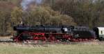 03 2155-4 und 202 822-3 als Schublok mit dem DPE ????? (Meiningen-Weimar) bei Oberrohne 13.4.13