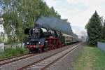 03 1010 mit DPE 80501 Sonderzug  Rhein in Flammen  von Celle nach Koblenz, aufgenommen am 10.08.2013 bei Burgsolms, leider mit obligatorischer Fotowolke.