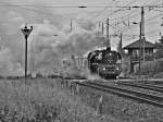 03 1010 bei der Drehfahrt von Stralsund/Rgendamm nach Mitzow - Stralsund Hbf, 12.10.2013