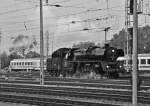 Drehfahrt beendet und wieder Park aufnehmen im Hbf Stralsund am 12.10.2013