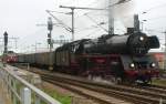 Am 10.05.2014 kam 03 1010 mit ihrem SDZ 79791 aus Schwerin nach Wittenberge.