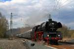 03 1010-2 auf der Rückfahrt von Siegen nach Treysa am 05.04.15 in Sinn(Dill).