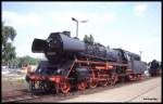 1000 Jahr Feier am 20.5.1993 in Potsdam: Noch einmal präsentierte die Reichsbahn auf dem Gelände am Hauptbahnhof Potsdam einen Großteil ihrer Museums Lokomotive:   030090