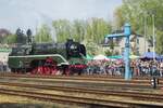 Auch 18 201 war Teilnemer der Lokparade in Wolsztyn am 30 April 2016. 