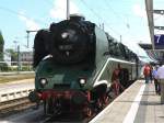 WFL-Sonderzug SDZ92546 mit 18 201 von Dresden nach Rostock am 07.06.2008.