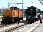 WFL-Sonderzug SDZ92546 mit 18 201 von Dresden nach Rostock am 07.06.2008.