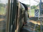 WFL-Sonderzug mit 18 201 von Rostock nach Dresden am 07.06.2008.