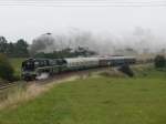 18 201 aus Nossen auf dem Weg nach Neuenmarkt-Wirsberg am 20.09.08 in Limbach/V