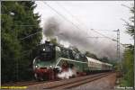 Am 20.09.08 war  Edelrenner  18 201 mit einem Sonderzug von Nossen nach Neuenmarkt-Wirsberg zum Jubilum  160 Jahre Schiefe Ebene  unterwegs.