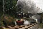 Am 20.09.08 war  Edelrenner  18 201 mit einem Sonderzug von Nossen nach Neuenmarkt-Wirsberg zum Jubilum  160 Jahre Schiefe Ebene  unterwegs.