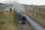 18 201 durchfhrt auf der Rckfahrt von Leipzig nach Berlin Bitterfeld.