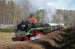 Anllich 150 Jahre Tharandter Rampe kam es am 01.04.2012 zu einer besonderen Fahrt von Dresden Hbf.