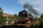 Sonderzug Cottbus-Grlitz nach der Abfahrt in Cottbus, 25.09.2012