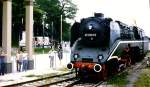 Zur Austellung zum 150-jhrigen Jubilum der Eisenbahn in Deutschland entsandte im Sommer 1985 die DR die 02 0201-0 nach Nrnberg.