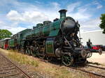 Bayerische S 3/6 3673 am 09.07.2022 gegen 14:13 Uhr bei der Öffentlichen Feier von 51 Jahre UEF in Amstetten
